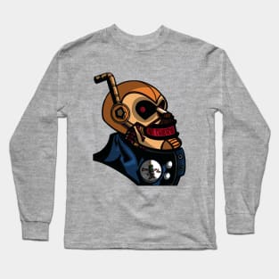 SMILLING RETRO ROBOT Long Sleeve T-Shirt